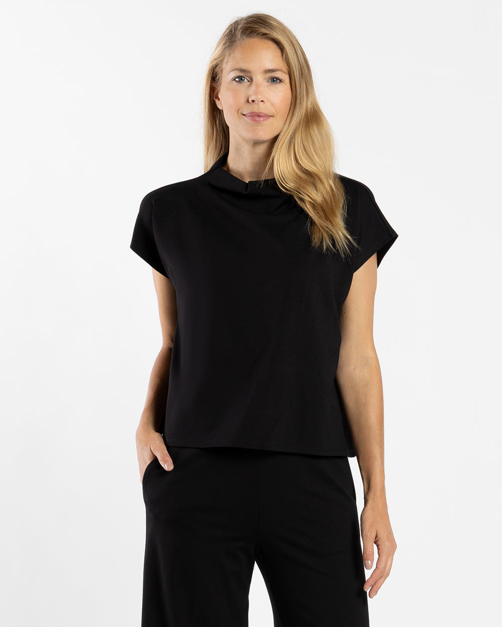 Tillie Top Ponte Black