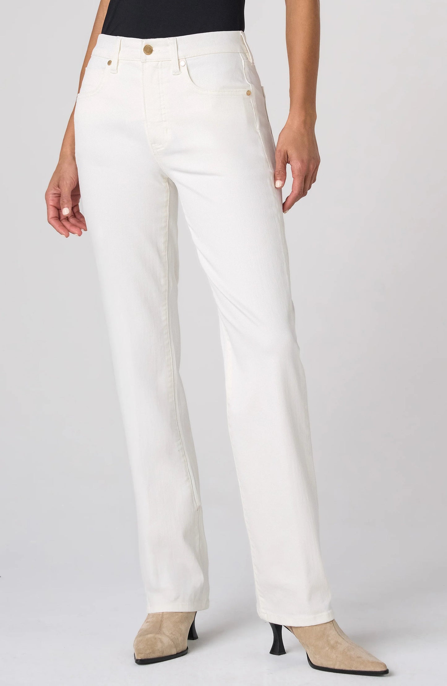 Kennedy Comfort Waist Straight Leg/ porcelain