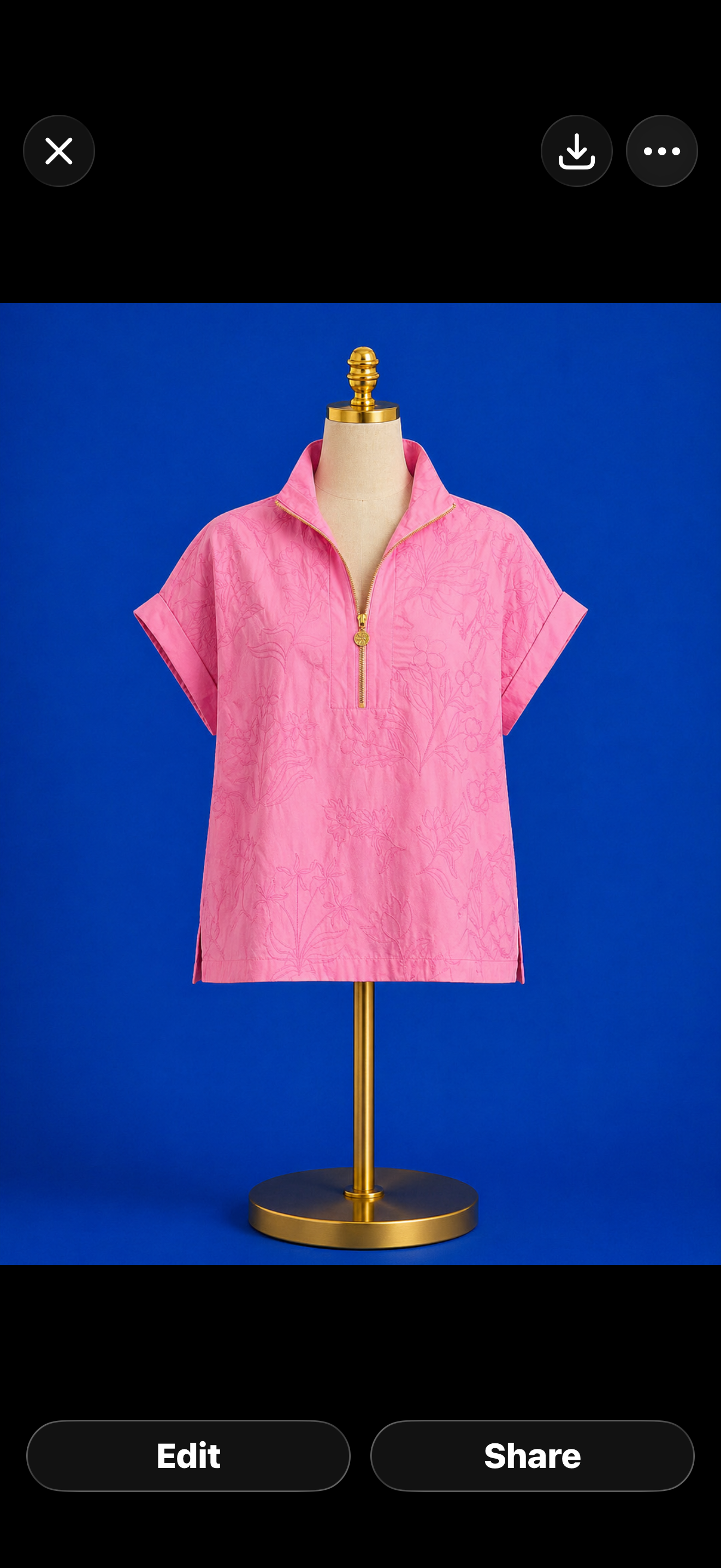 Poppy Pullover / Rose