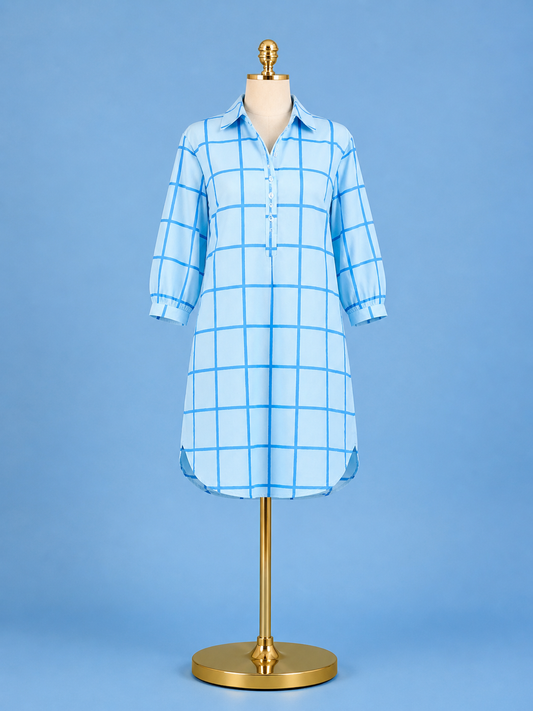 Kimberly Park Dress Blue and Navy