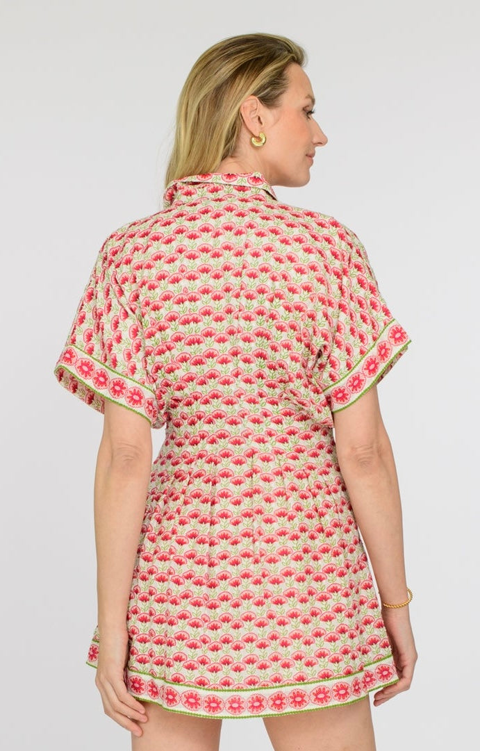 Haynes Mini Dress/ Fan Flower