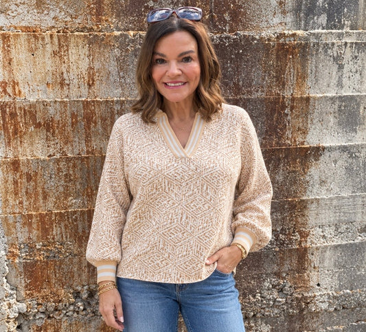 Lolli Sweater / Mosaic Monogram
