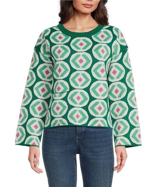 Abstract Geo Pattern Sweater