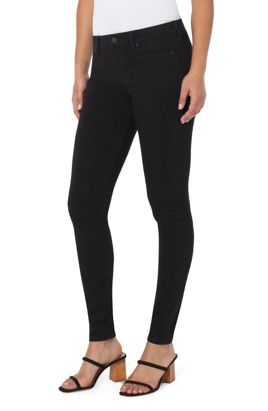 Liverpool Abby High Rise  Ankle Skinny in Black