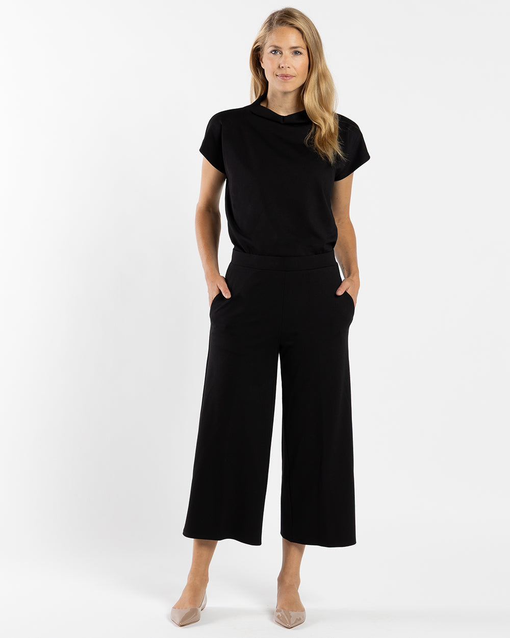 Tillie Top Ponte Black