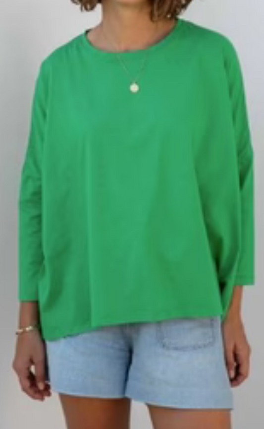Catalina Slub Tee/ Kelly Green