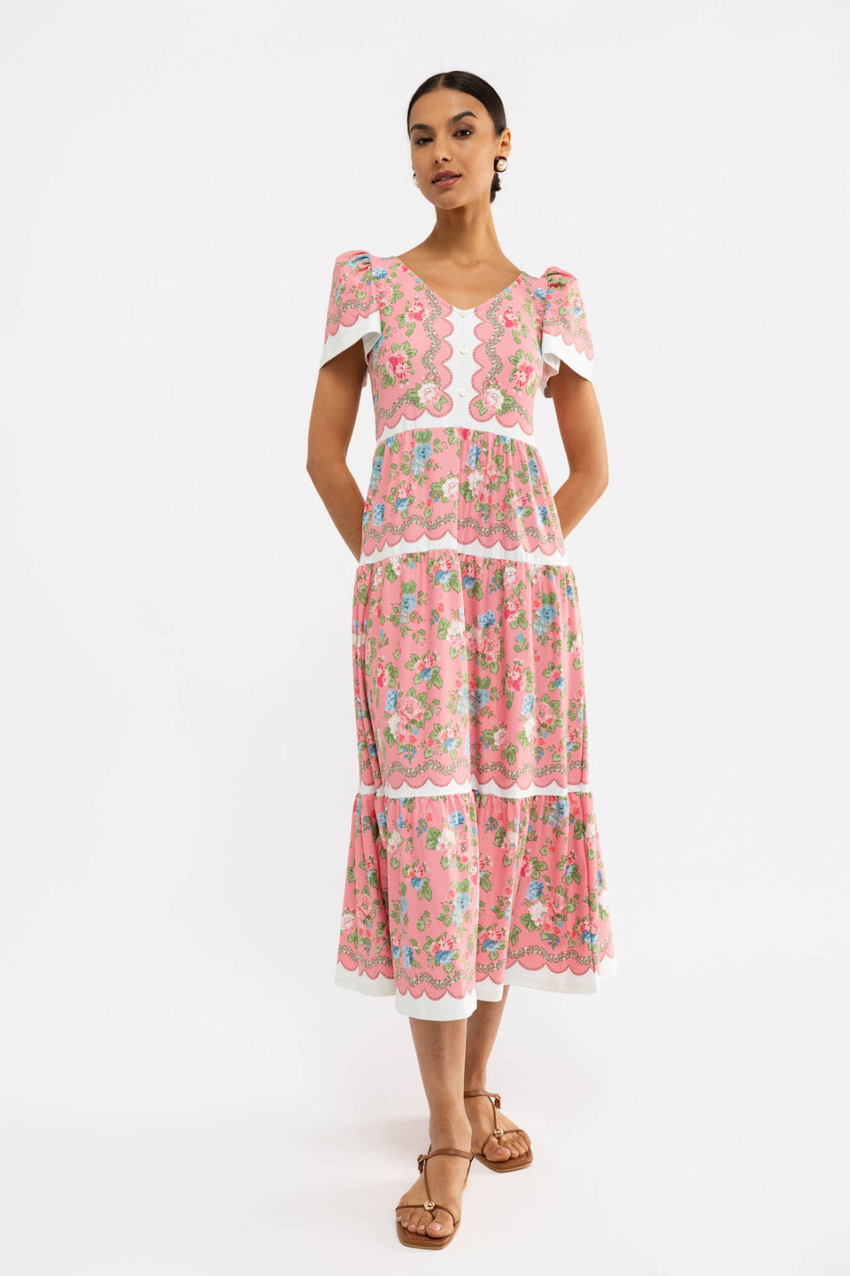 Agatha Dress/ cottage rose