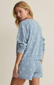 Written Stars Sweatshirt/ Ocean Air indigo