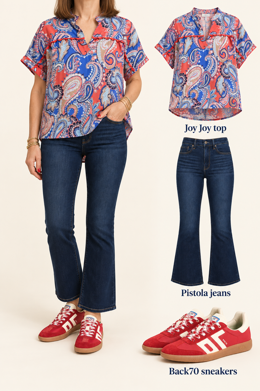 Americana Paisley Top
