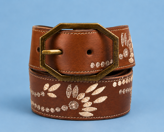 Mohawk Belt / Teak Rustic