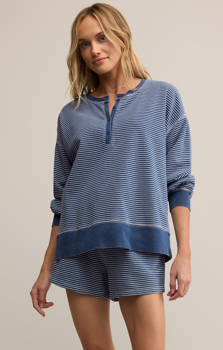 Apollo Striped set/ Vintage Indigo
