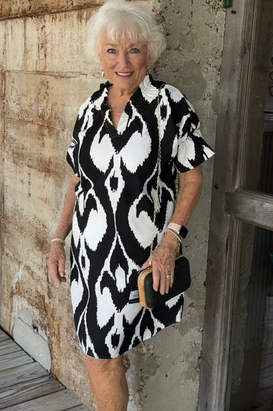 Black/ White Dress