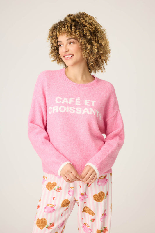 Pink sweater