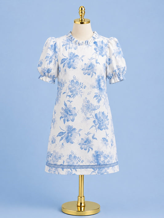 Porcelain Blossom Dress