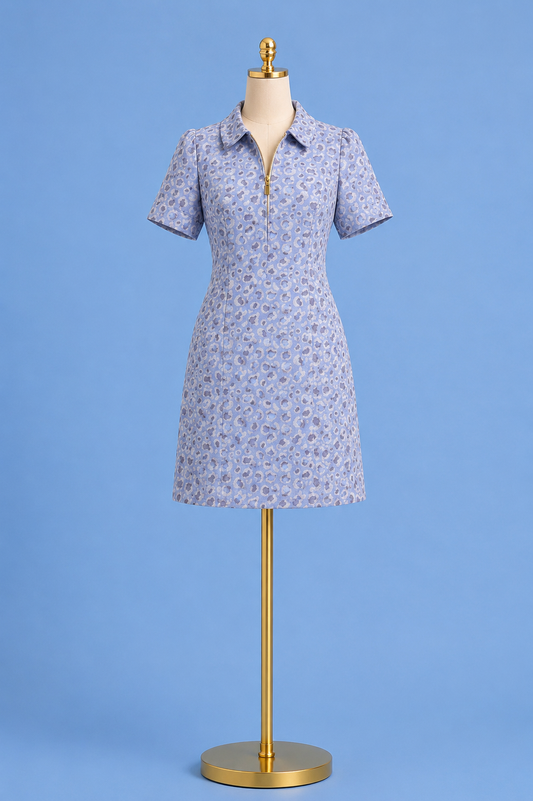 Front Zip fitted dress