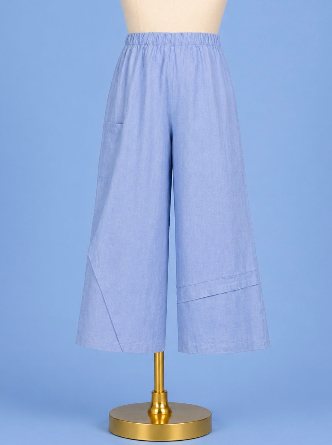 Crossroads Seamed Pant / lavendar blue