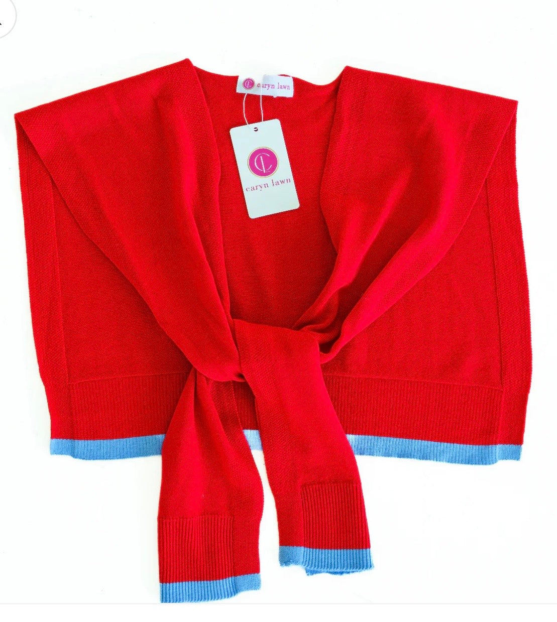 Caryn Cardi red/light blue