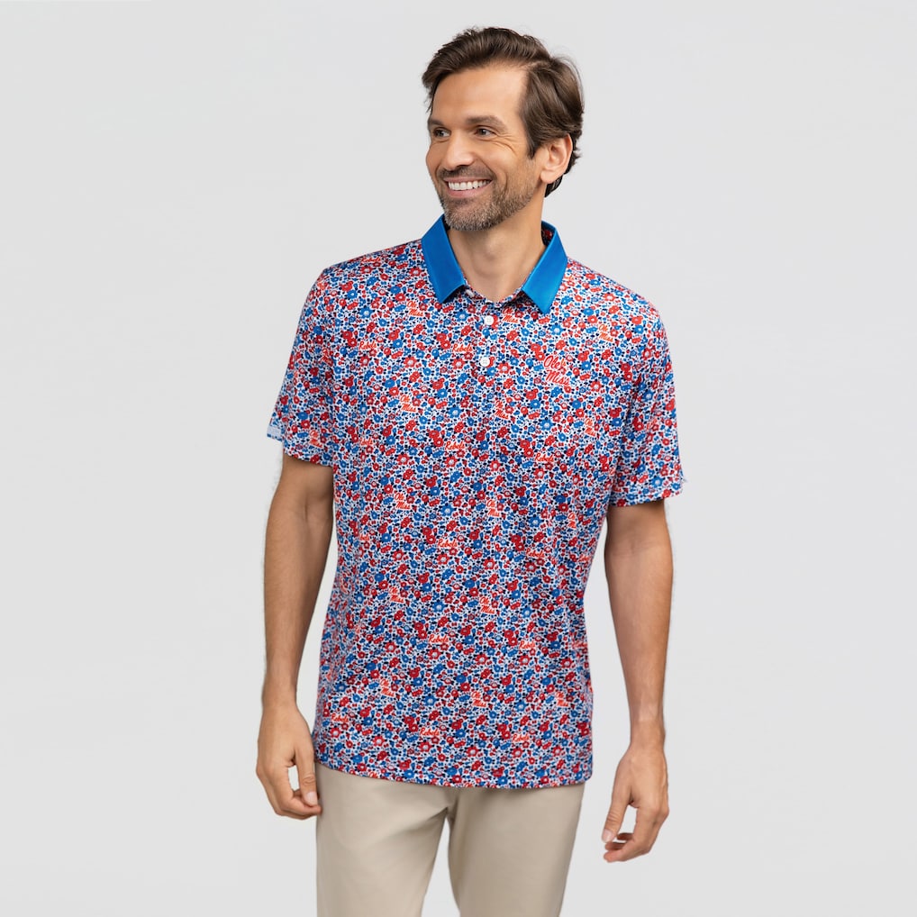 Teddy Polo Ole Miss Poppies