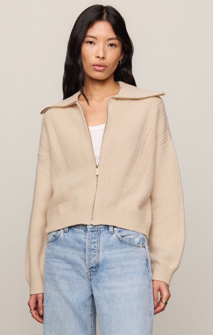 Silverlake Cardigan/ chalk