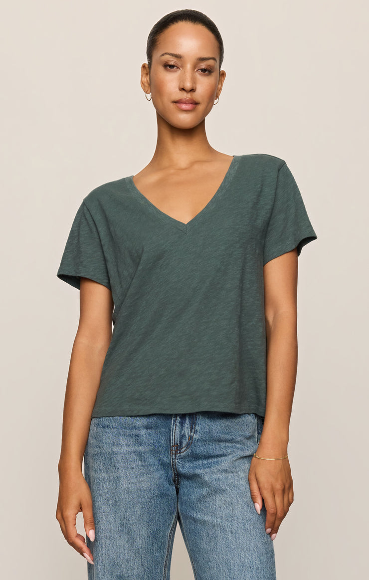 Foundation Slub Tee/ emerald cove