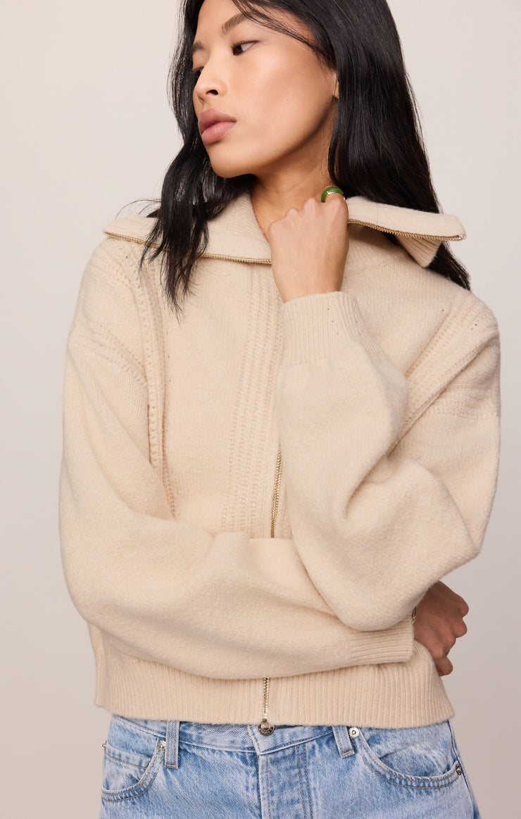 Silverlake Cardigan/ chalk