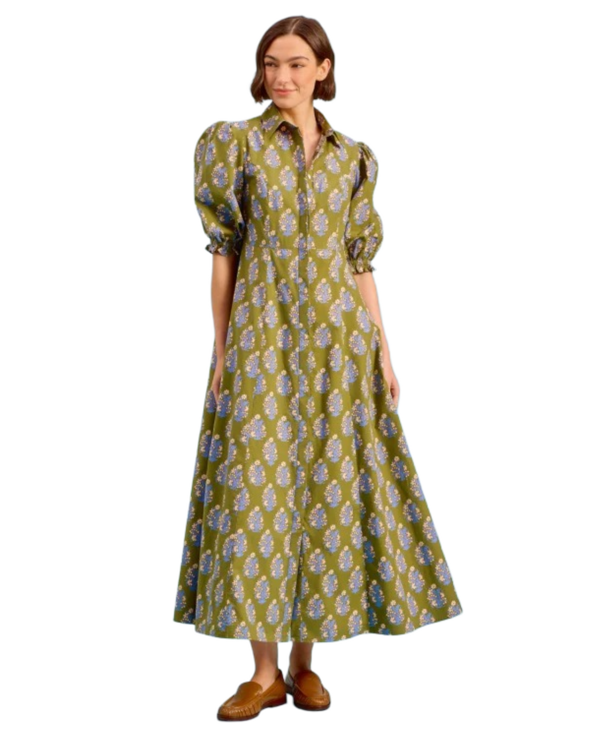 Rosie Dress/ Verdant
