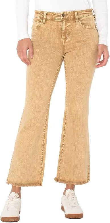 Hannah Crop Flare/ mineral Gold