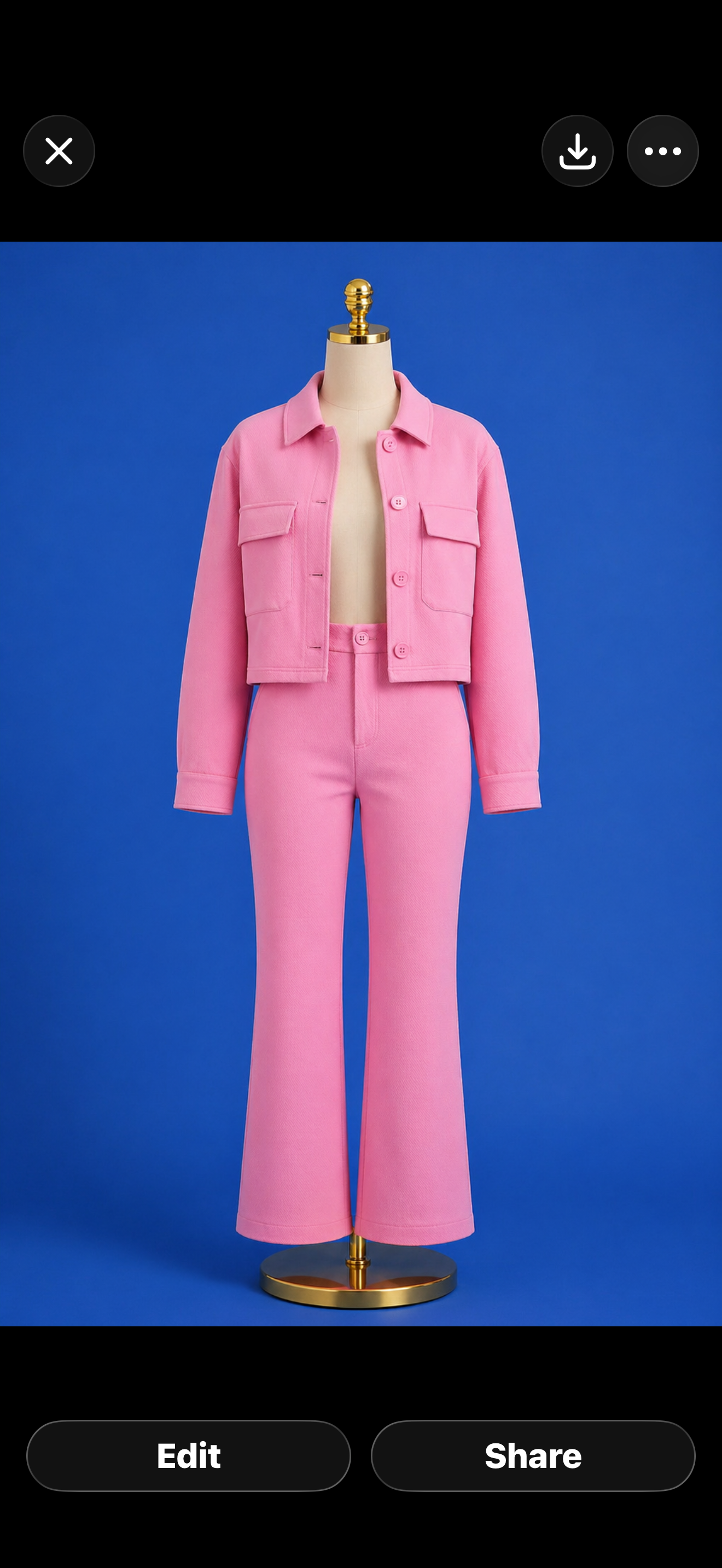 Pink structured Jacket