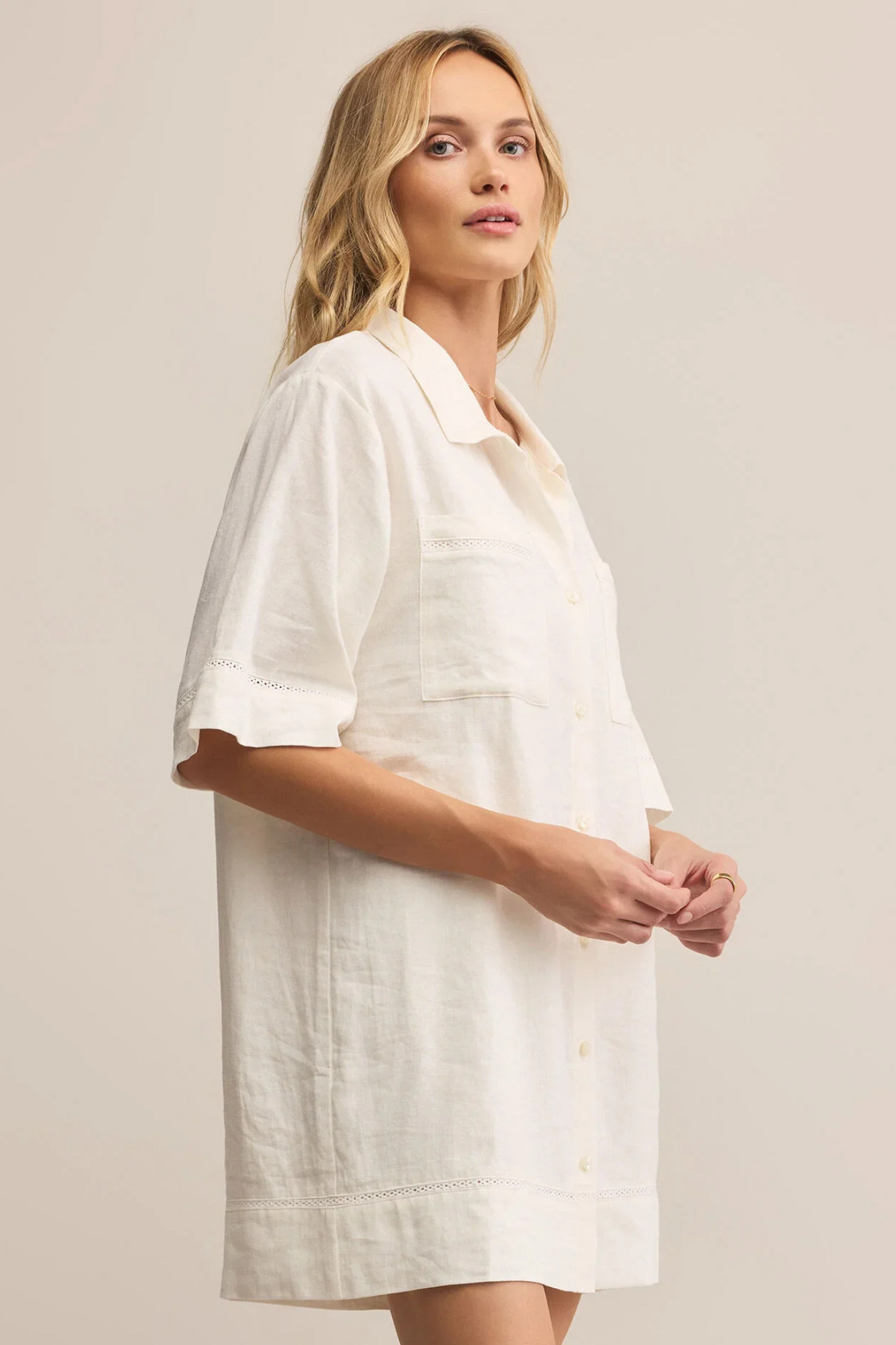 Condesa Mini Dress/ white
