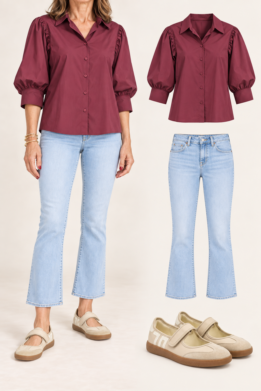 Maroon Top