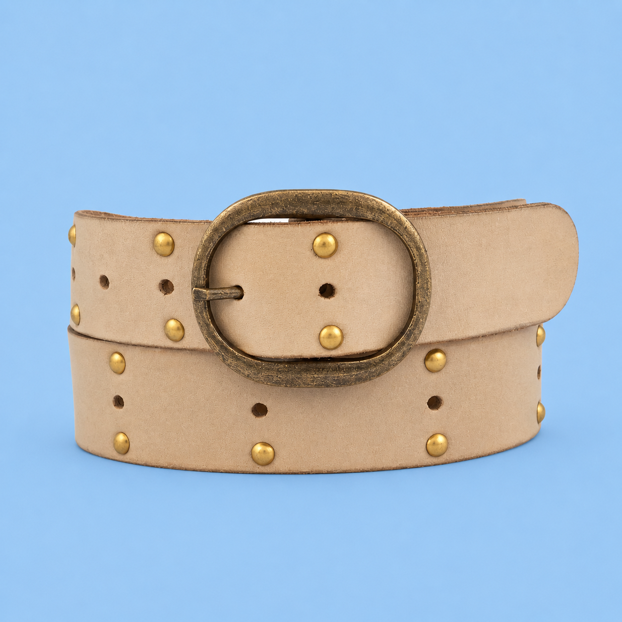 Amsterdam Heritage Devi Antique Brass Leather Belt