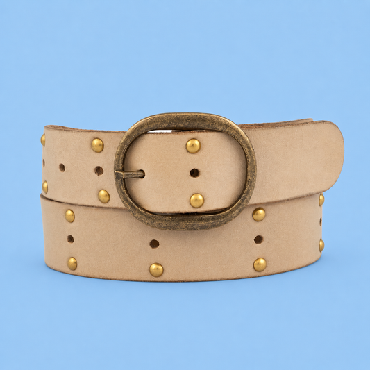 Amsterdam Heritage Devi Antique Brass Leather Belt