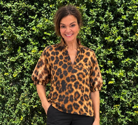 Poppy Top/ Leopard