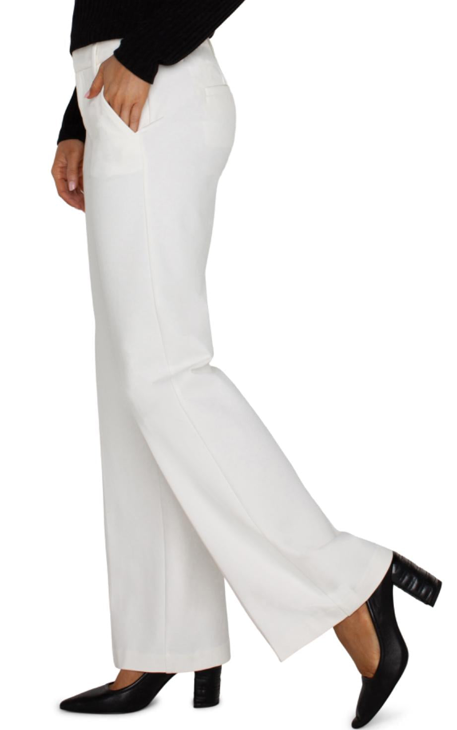 Liverpool Kelsey wide leg trouser vintage white