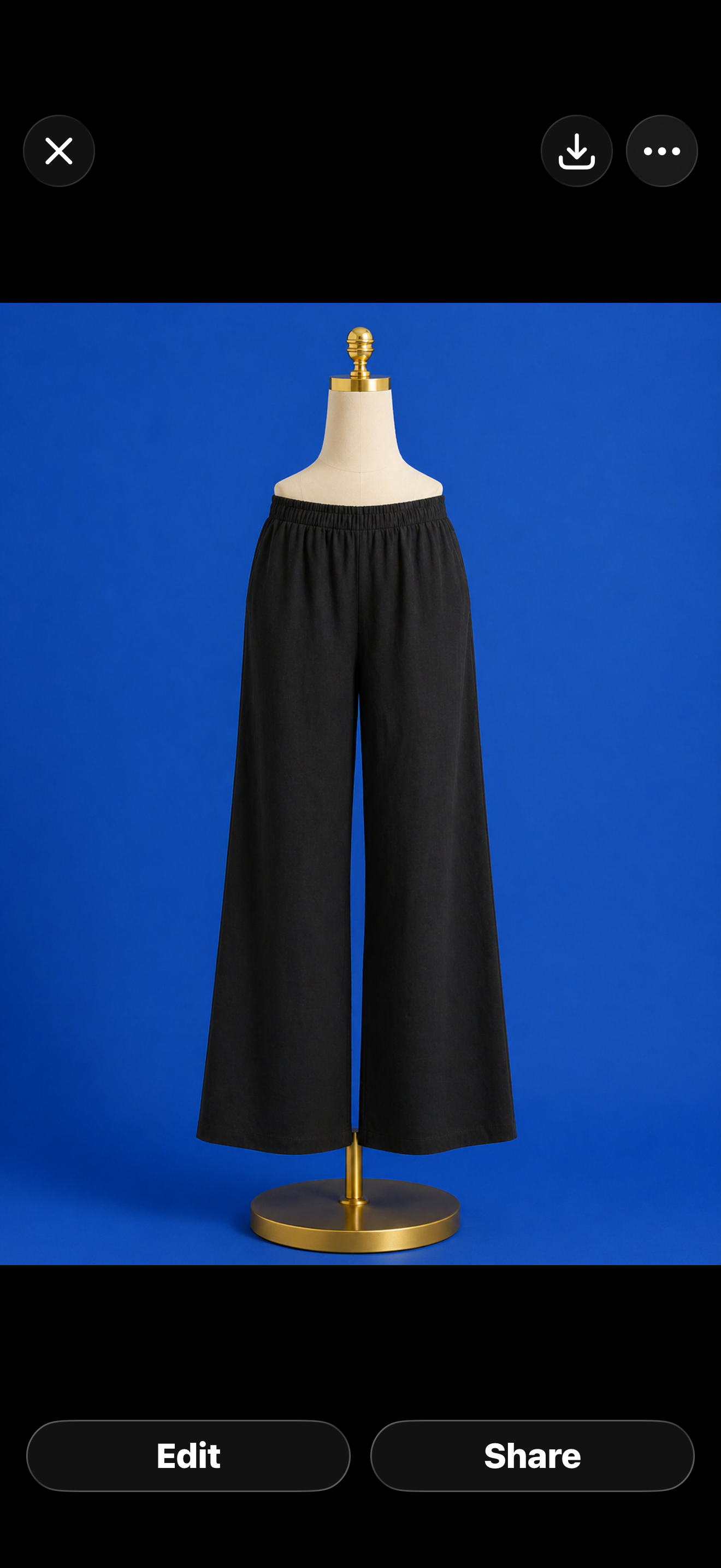 Scout Linen Pant/ black