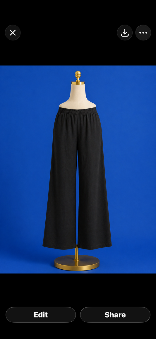 Scout Linen Pant/ black