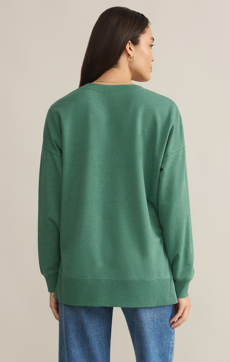 Modern v neck Weekender / Botanical Green