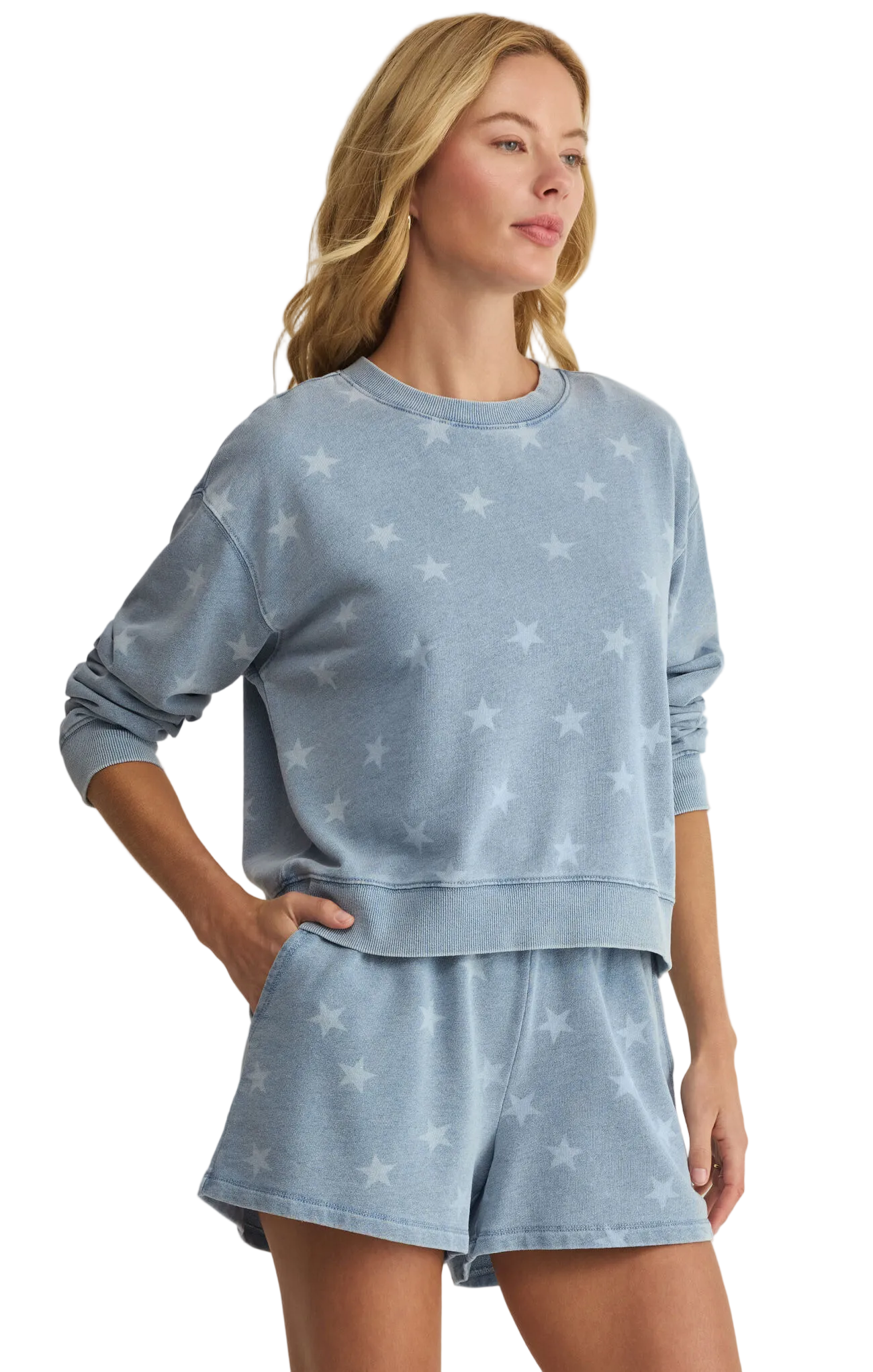 Written Stars Sweatshirt/ Ocean Air indigo