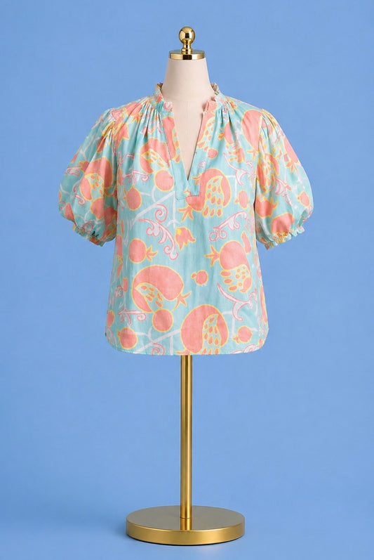 Marcie Popover Nomad Jacquard
