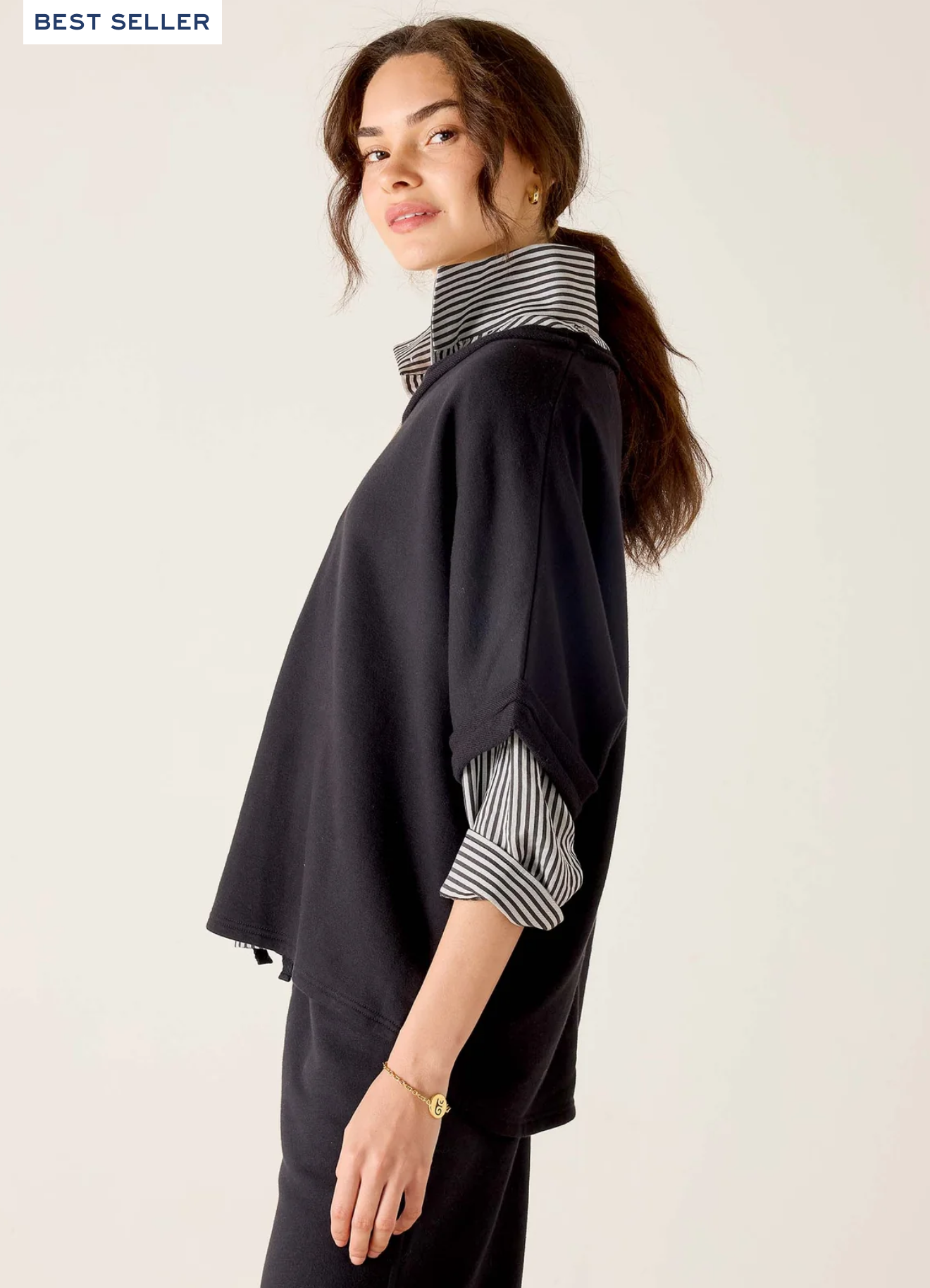 Frenchie V-Neck / Black