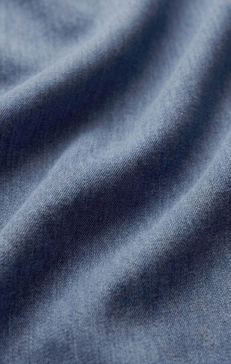 The Perfect Twill Button Up/ classic indigo