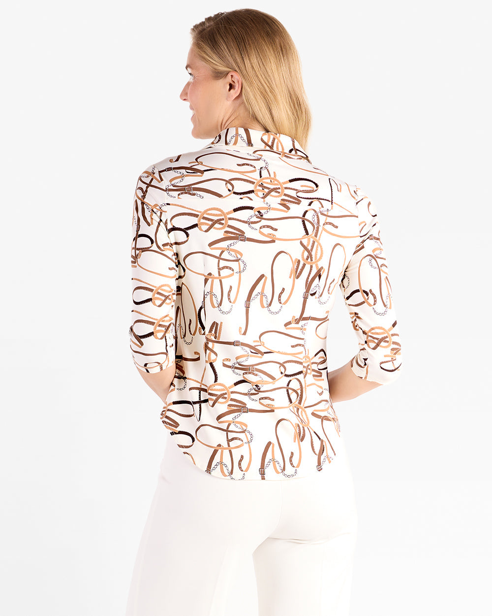Shane Top/ whimsical belts cream