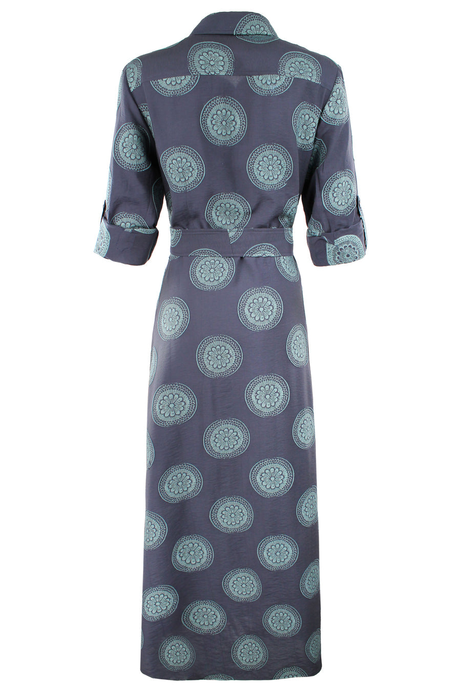 Laine Dress / Medallion Jacquard Dark Teal