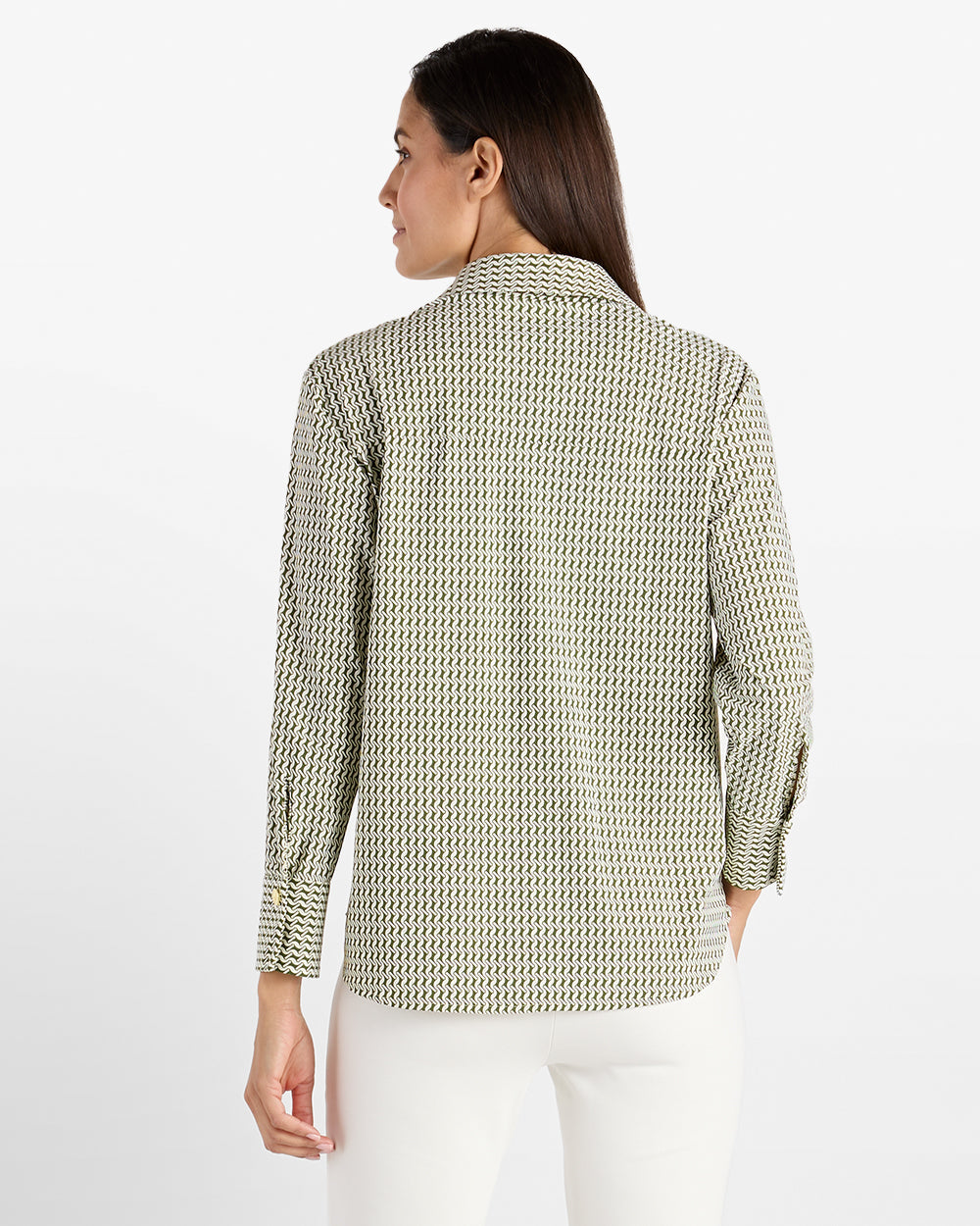 Francine Top/ Braided Geo Loden