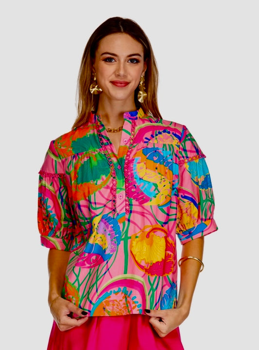 Placket top/ ribbon fun