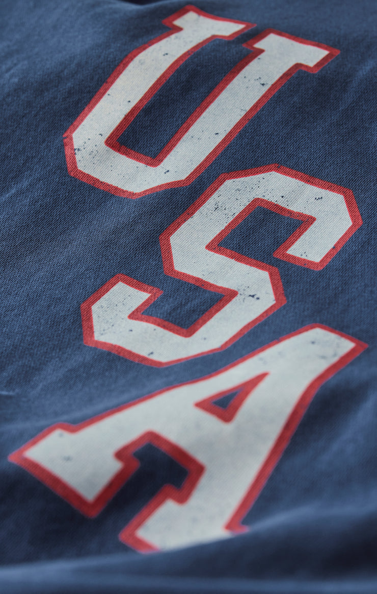 Americana Boyfriend sweatshirt / true navy