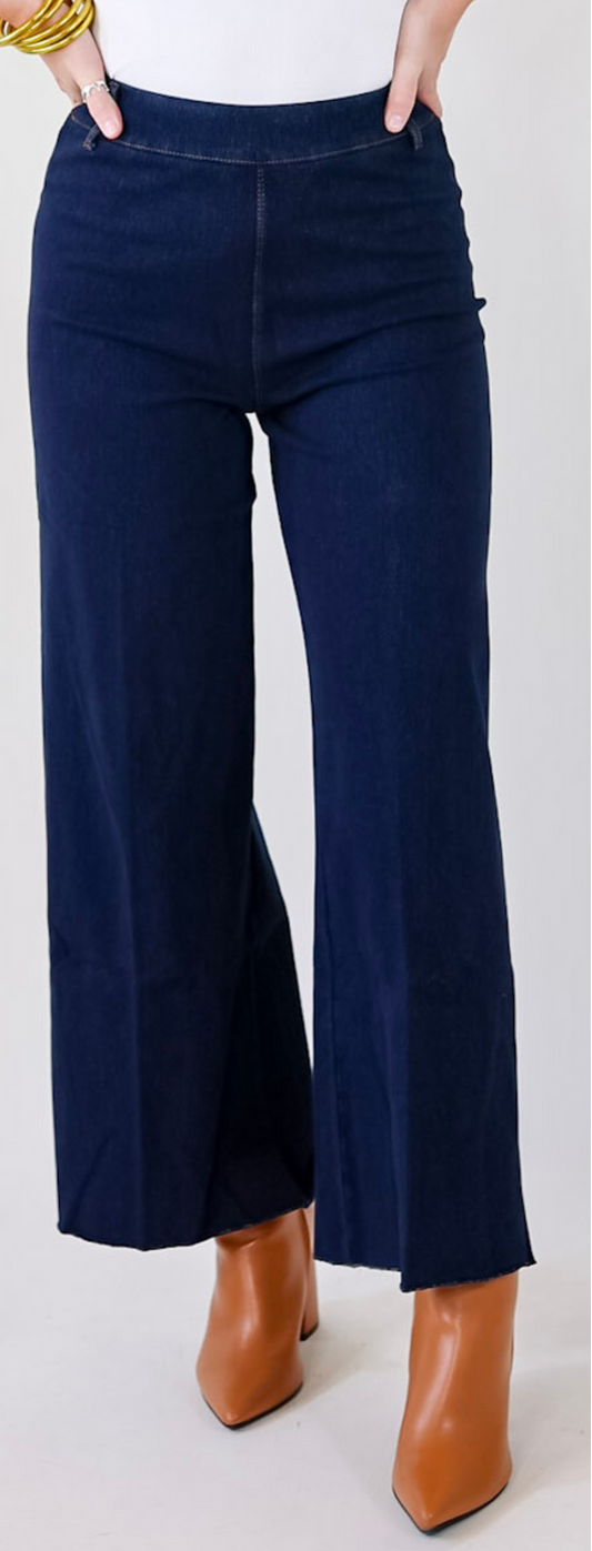 Erin Hi Waist Wide leg denim/ Indigo