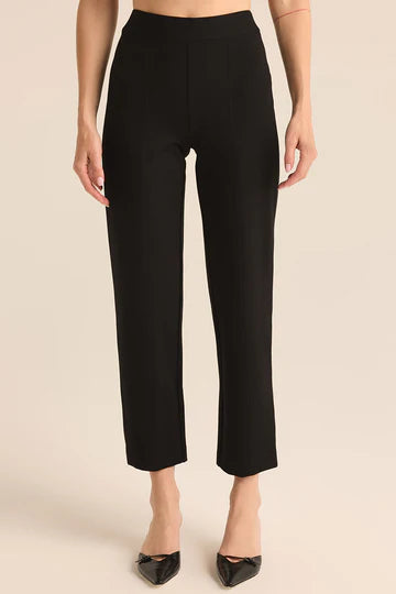 Z Supply Black Do It All Straight Leg Pant