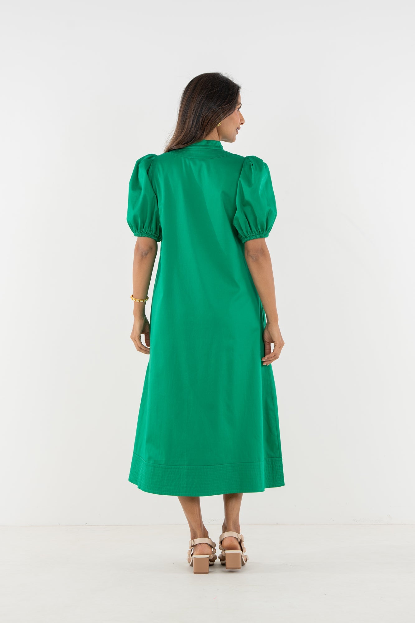 Hampton Dress / Jellybean Cotton Poplin