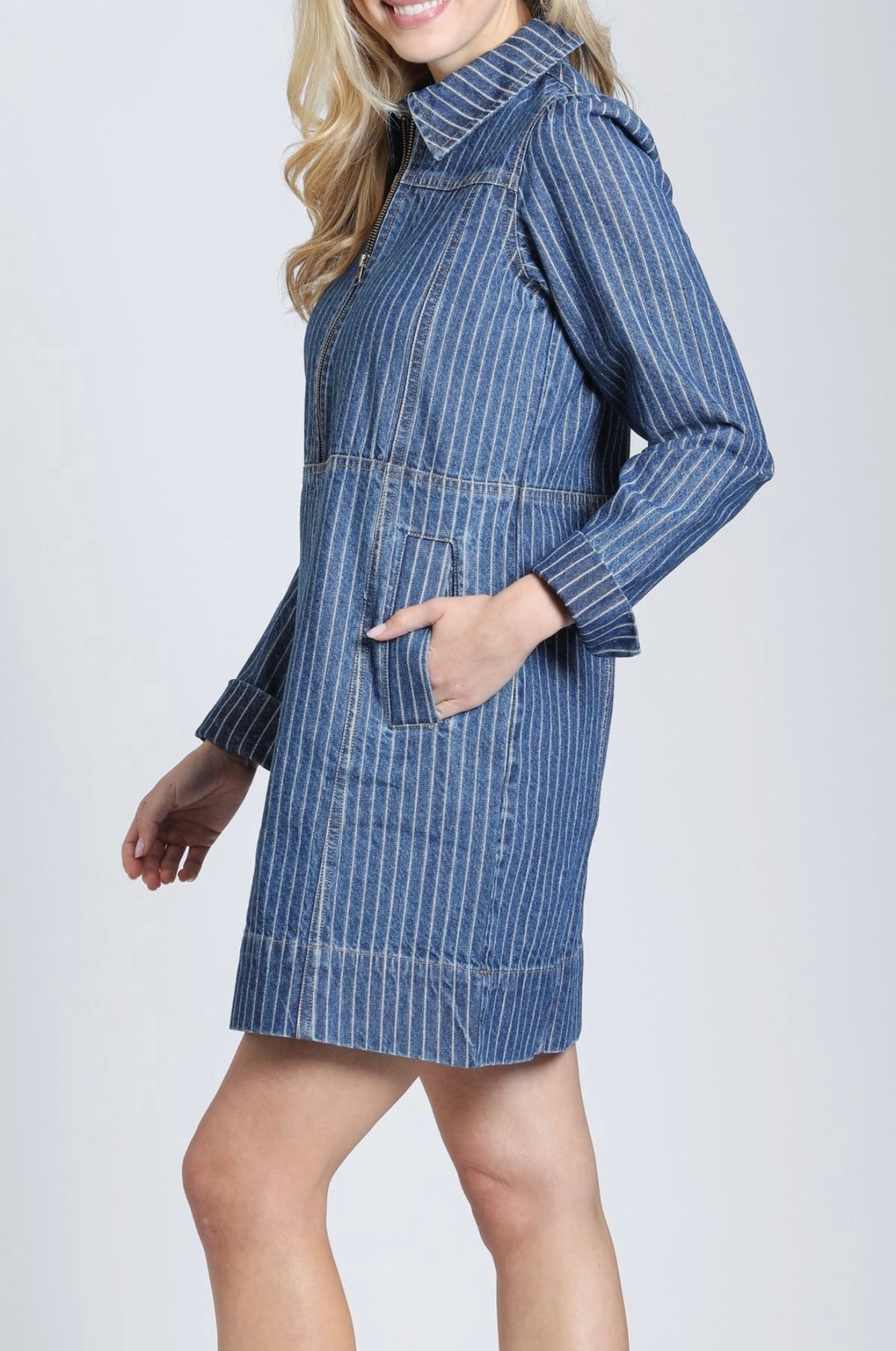 The True Indigo Shift Dress/ River Indigo